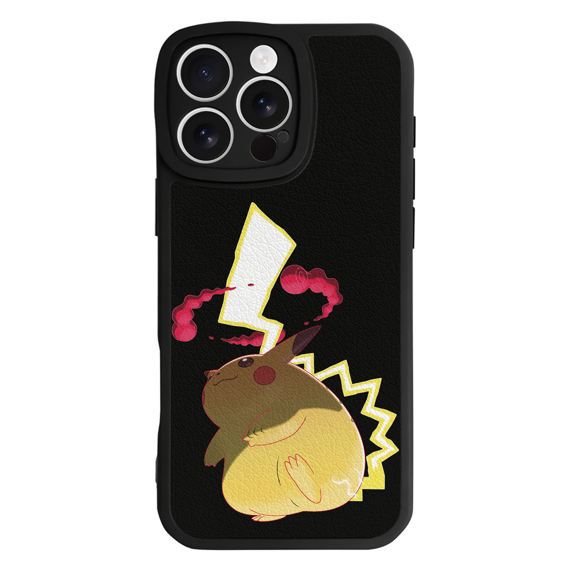 （画像用） ポケットモンスター Pokémon 【iPhone 16シリーズ対応】シリコンスマホケース（レザー調） 材質：シリコン